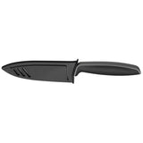 WMF Touch Messerset 2-teilig, Küchenmesser mit Schutzhülle, Messer Set Spezialklingenstahl antihaftbeschichtet, scharf, Kochmesser, Gemüsemesser, schwarz